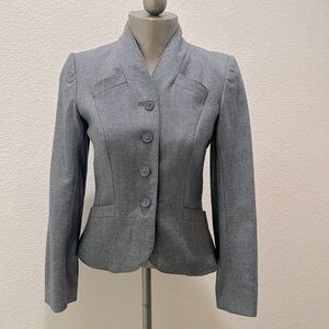 VINTAGE Gray Wool Blazer Coat by Peabody House International